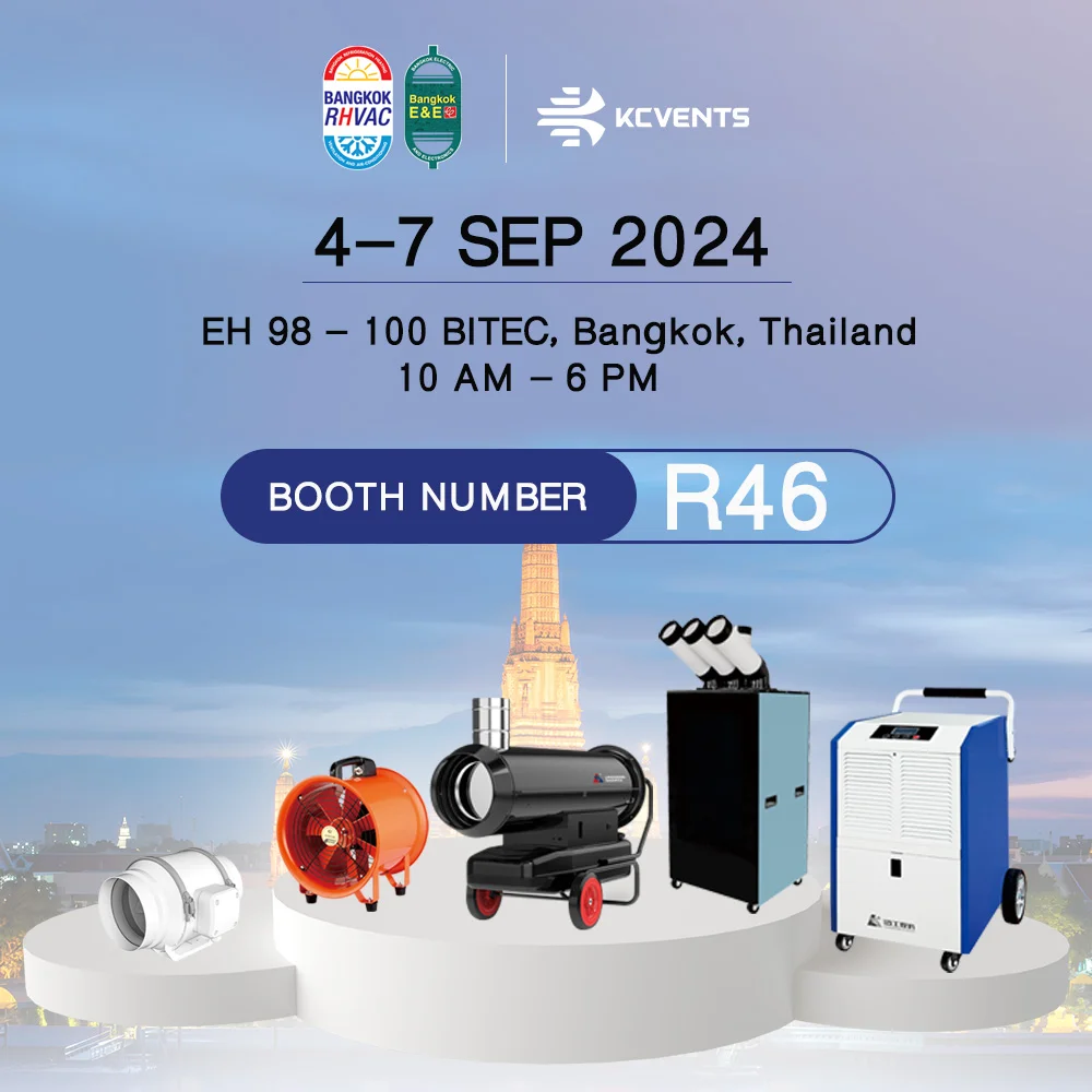 جناح KCVENTS في معرض RHVAC Thailand 2024 بانكوك