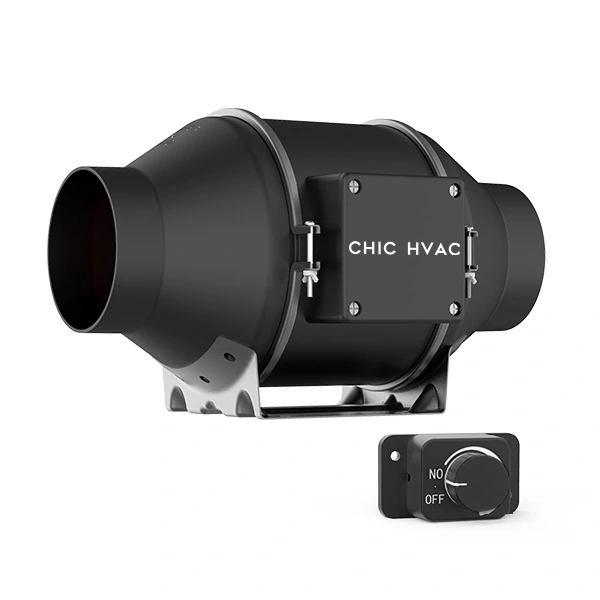 EC Inline Fan With Stepless Speed