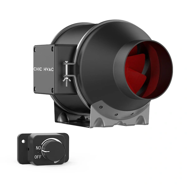 EC Inline Fan With Stepless Speed gallery 1