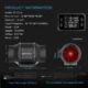 EC Inline Fan With Thermo-hygrometric KC150-A size diagram