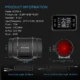 EC Inline Fan With Thermo-hygrometric KC200-A size diagram
