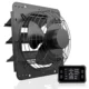 EC Motor Shutter Exhaust Fan with 10-speed controller