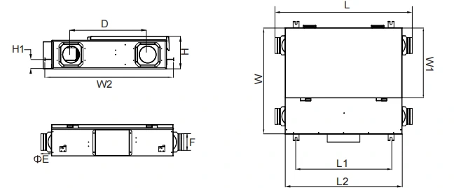 KCQR dimensions