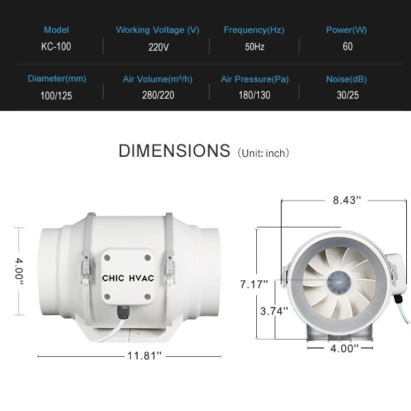 Inline Duct Fan gallery 4