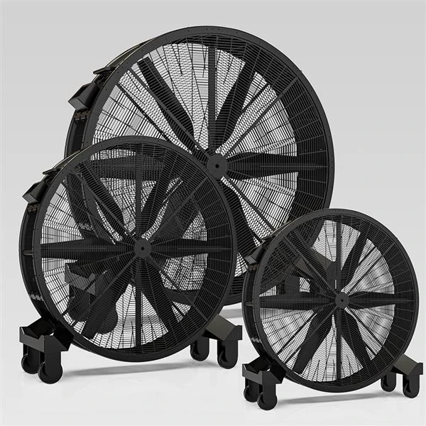 Large Standing Round Fan