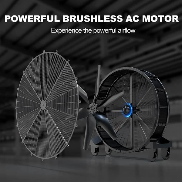 Large Standing Round Fan gallery 1