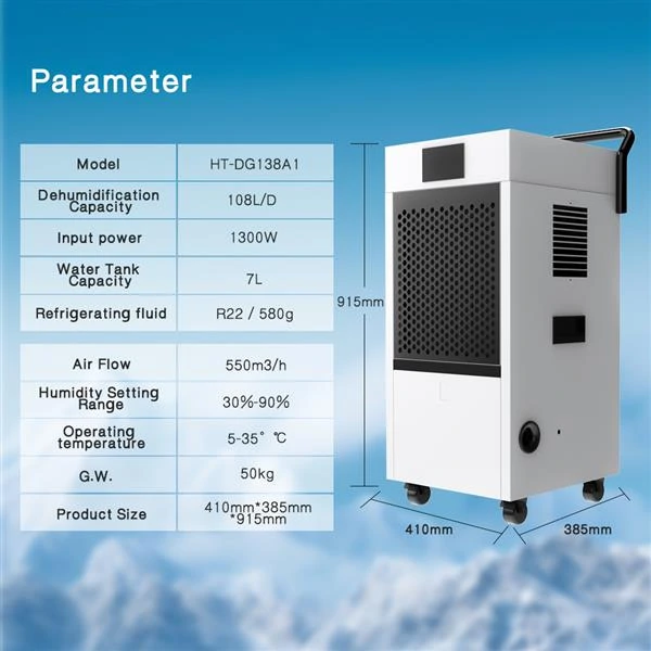 Portable Industrial Dehumidifier gallery 4