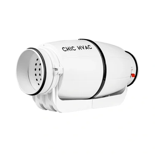 Silent mixed flow inline duct fan