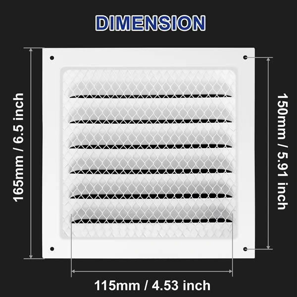 Square ventilation grille gallery 1