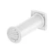 VT100 external wall grille and through-wall installation tube
