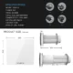 Wall-mounted HEPA Fan VT501-F parameter display