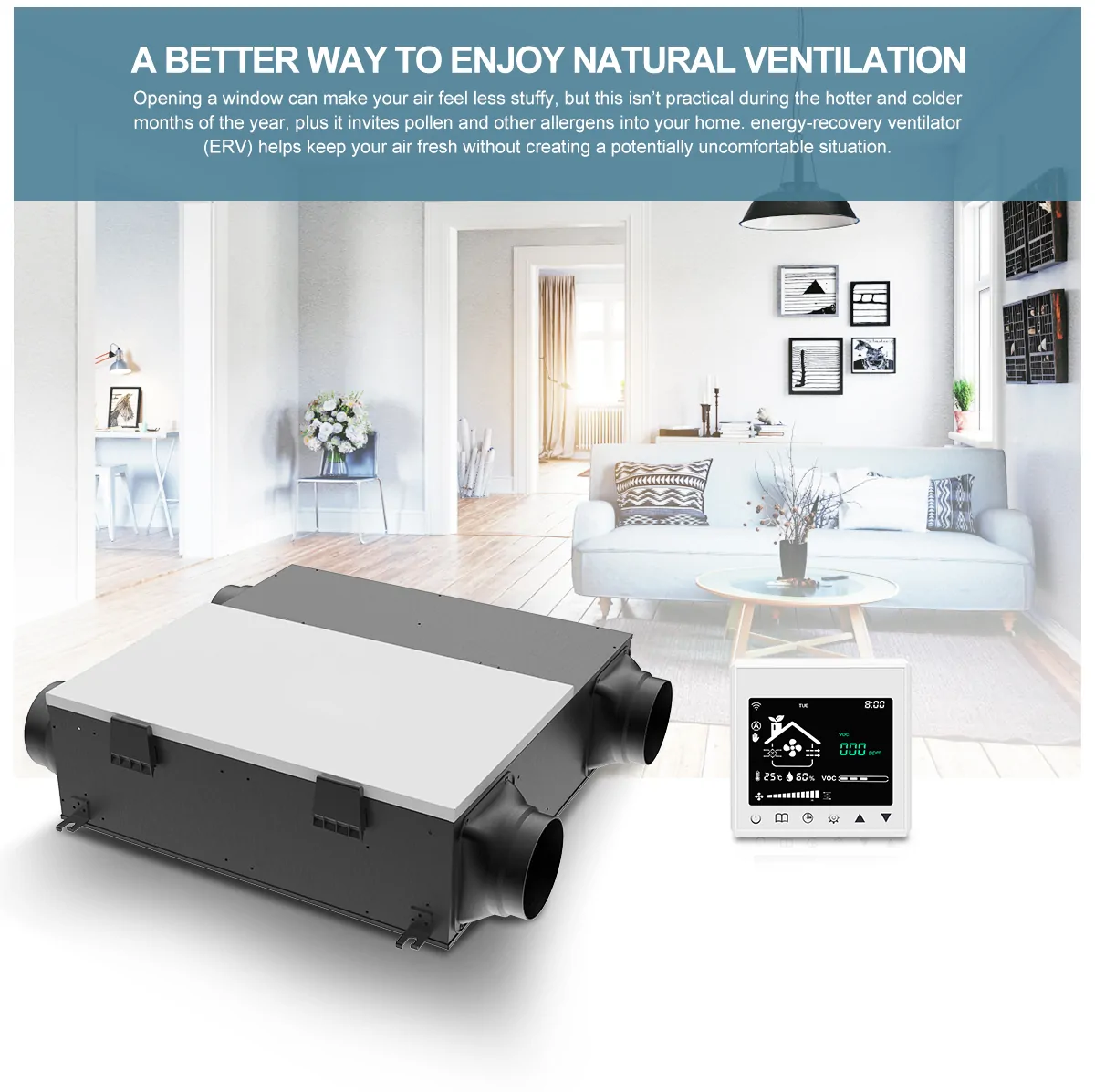 ERV heat and moisture recovery core