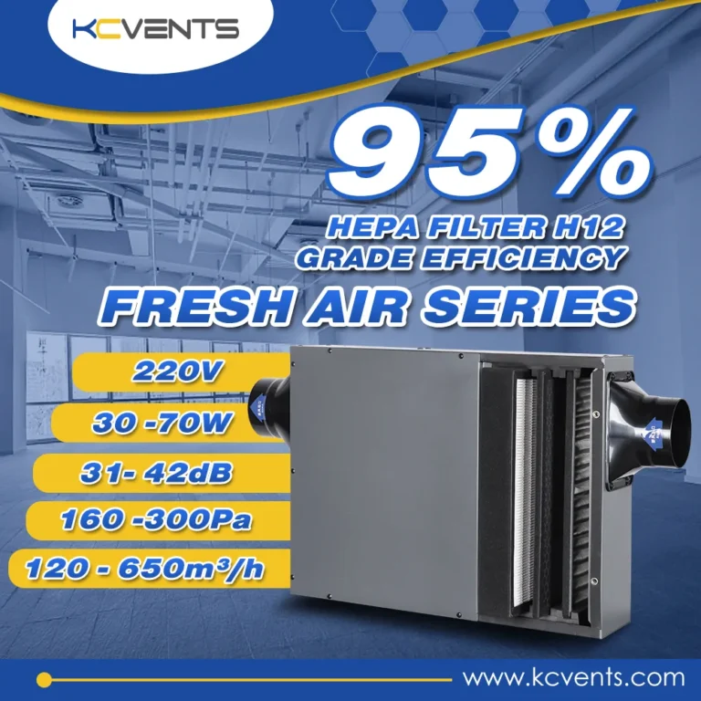Fresh air ventilation series for homes