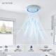Round bathroom exhaust fan airflow application image