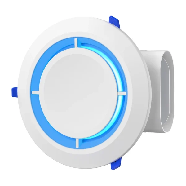 Round bathroom exhaust fan with blue light mosquito killer main product image