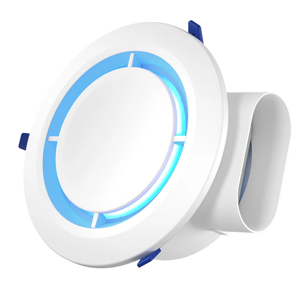 Round snap-in bathroom exhaust fan product visual 1