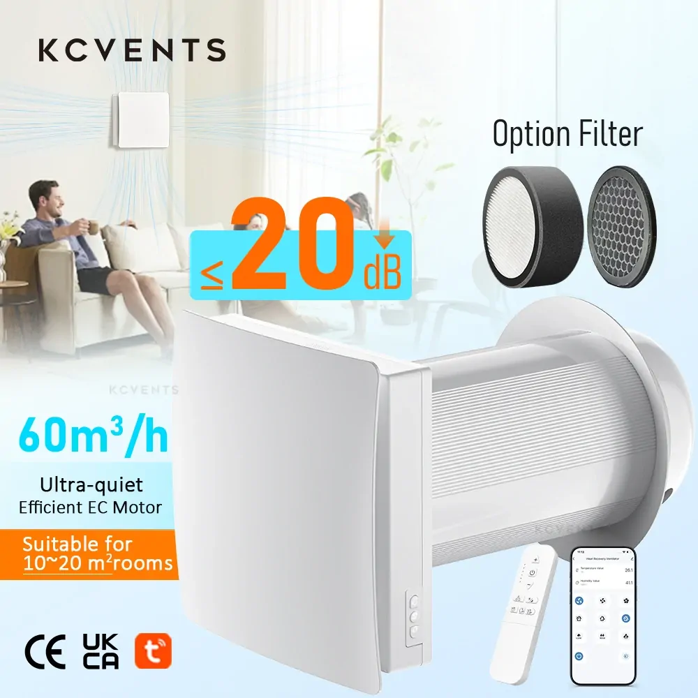 VT501 quiet operation, airflow and energy saving overview
