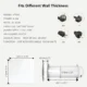 VT501 dimensions and wall thickness range